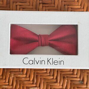 Calvin Klein Red Bow Tie